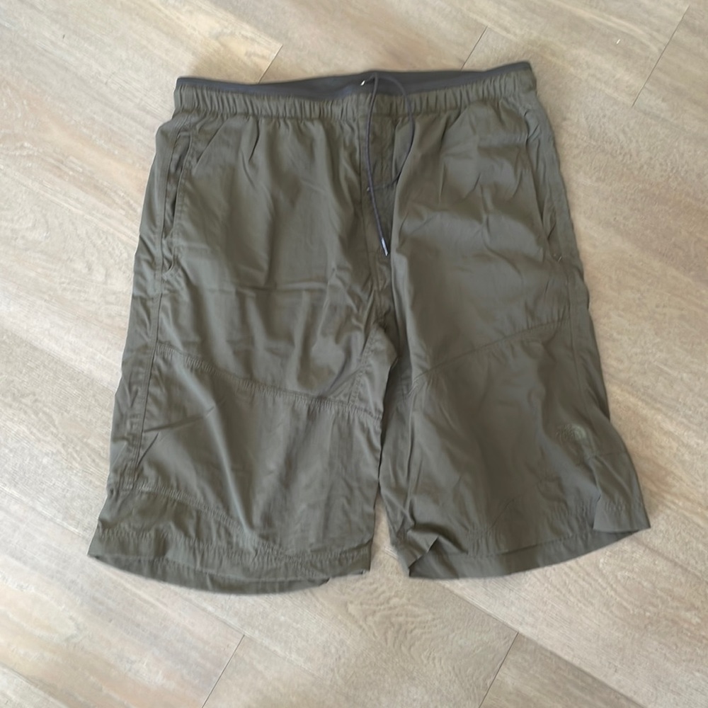 North Face khaki hiking shorts